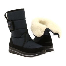 Kvinnors sportstövlar Progress ProgJ-21-08 Navy Blue svart 5