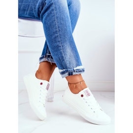 Kvinnors sneakers Cross Jeans Vit DD2R4030C 2