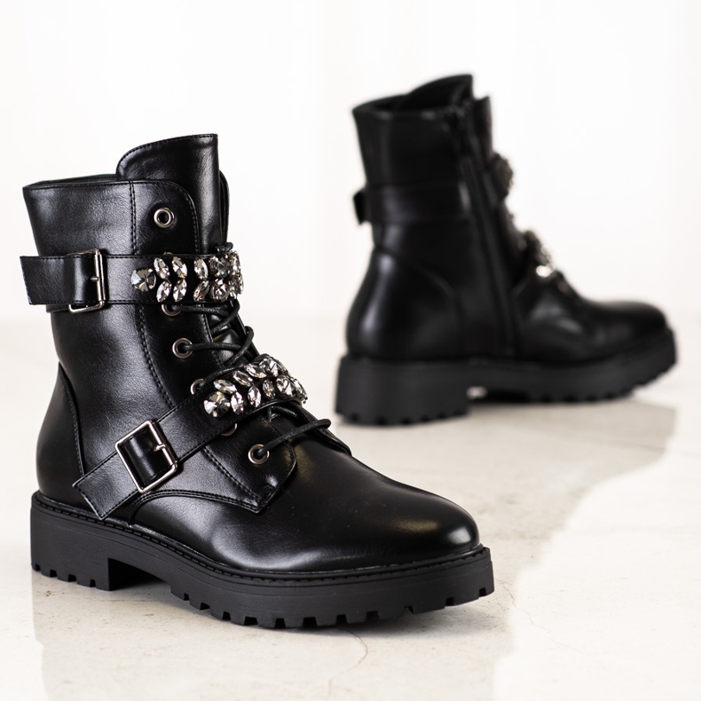 Bestelle Varma arbetare med kristaller svart 2