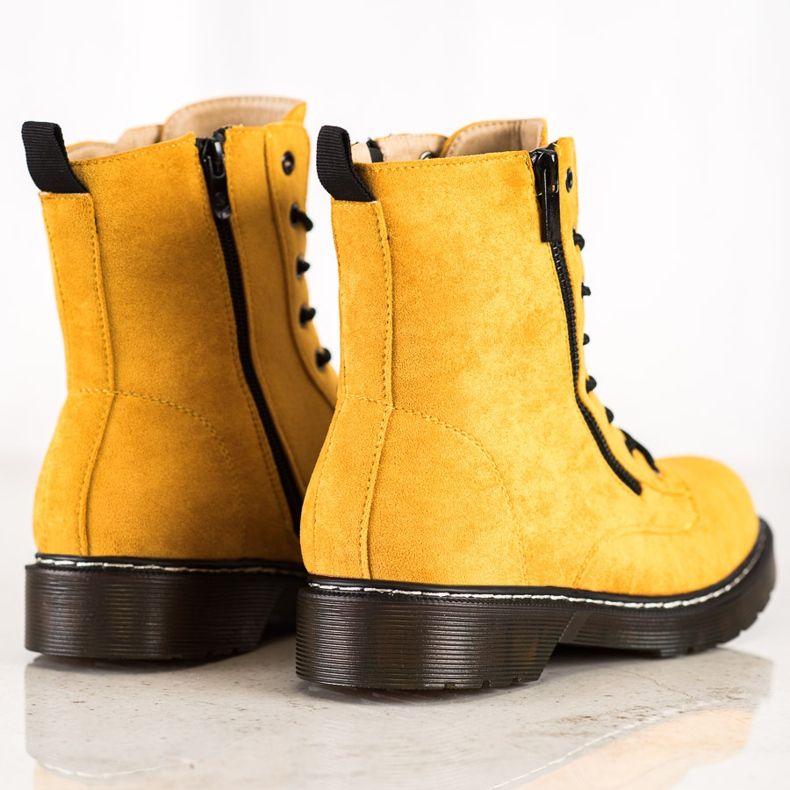 SHELOVET Gula fällare med dekorativ dragkedja 1