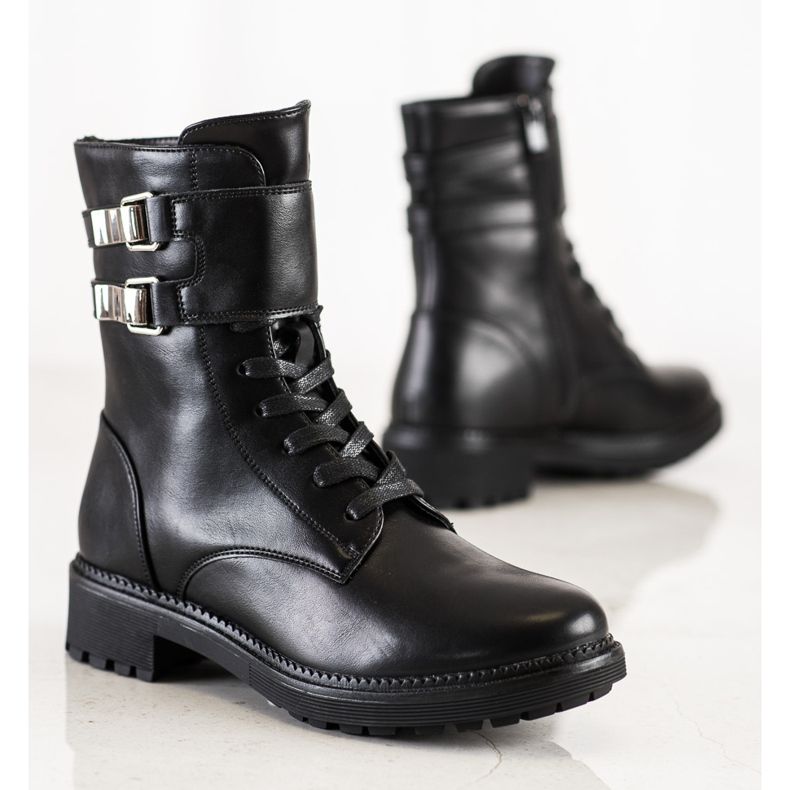 Cm Paris Klassiska arbetare med spännen svart 1