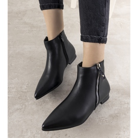 Santanosik svarta damstövletter 1