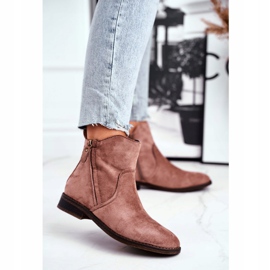 Evento Jodhpur stövlar, mocka Beige blixtlås brun 4