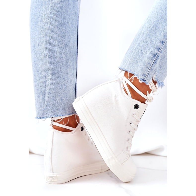 Läder Sneakers Big Star EE274128 Vit 4