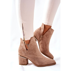 PS1 Mockaskor för kvinnor med utskurna kaki noel 1