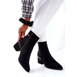 PS1 Kvinnor mocka stövlar på en klack svart ett steg 2