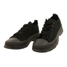 FR1 Barns svarta sneakers Restid ['svart'] 2