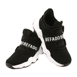 Befado barnskor 516Y066 vit svart 4