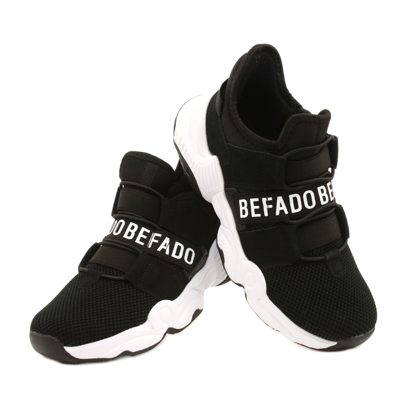 Befado barnskor 516Y066 vit svart 4