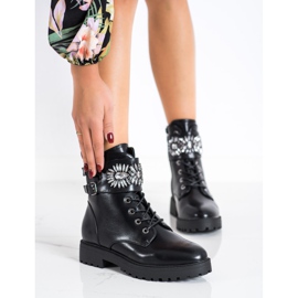 Bestelle Snygga arbetare med kristaller svart 1