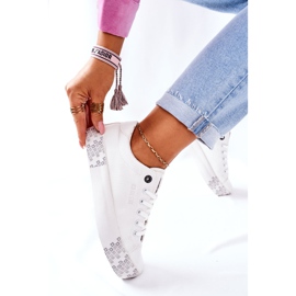 Dam Sneakers Big Star II274181 Vit 2