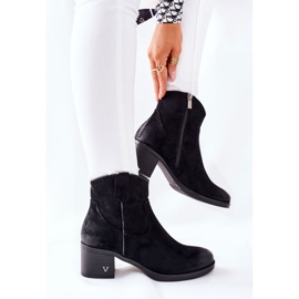 Vinceza Varma stövlar i mocka för kvinnor Black Hillbrook svart 2