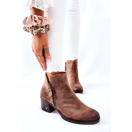 Vinceza Damstövlar Mocka Beige Bellarena brun 1