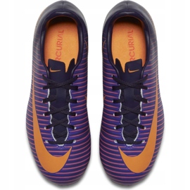 Nike Mercurial Vapor Xi Fg Jr 831945-585 fotbollsskor rosor och lila 1