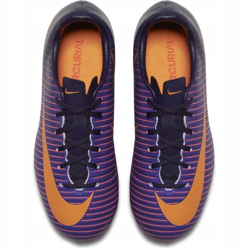 Nike Mercurial Vapor Xi Fg Jr 831945-585 fotbollsskor rosor och lila 1