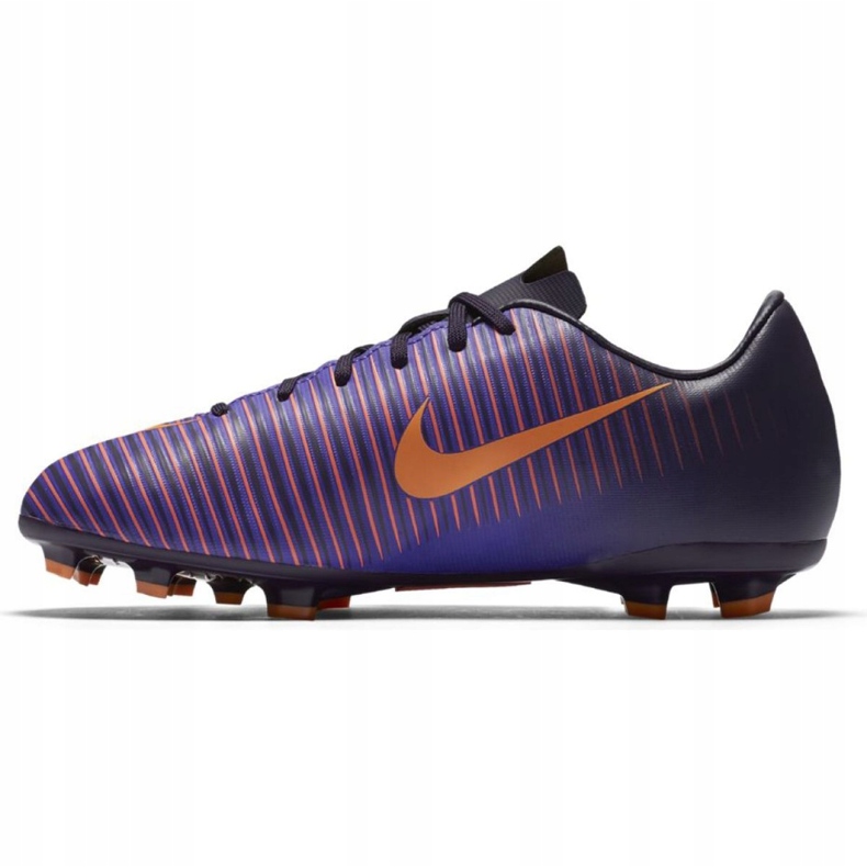 Nike Mercurial Vapor Xi Fg Jr 831945-585 fotbollsskor rosor och lila 2