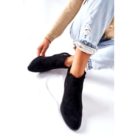 Kvinnors klassiska mocka stövlar Svart Flashbrook 1