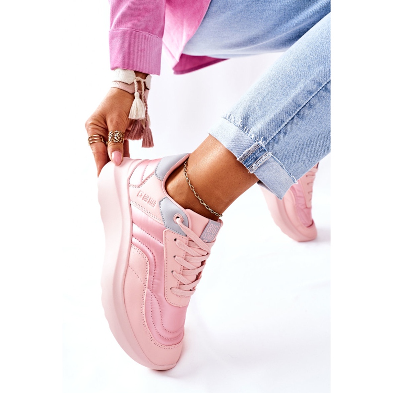 Kvinnors sportskor Memory Foam Big Star II274333 Rosa 2