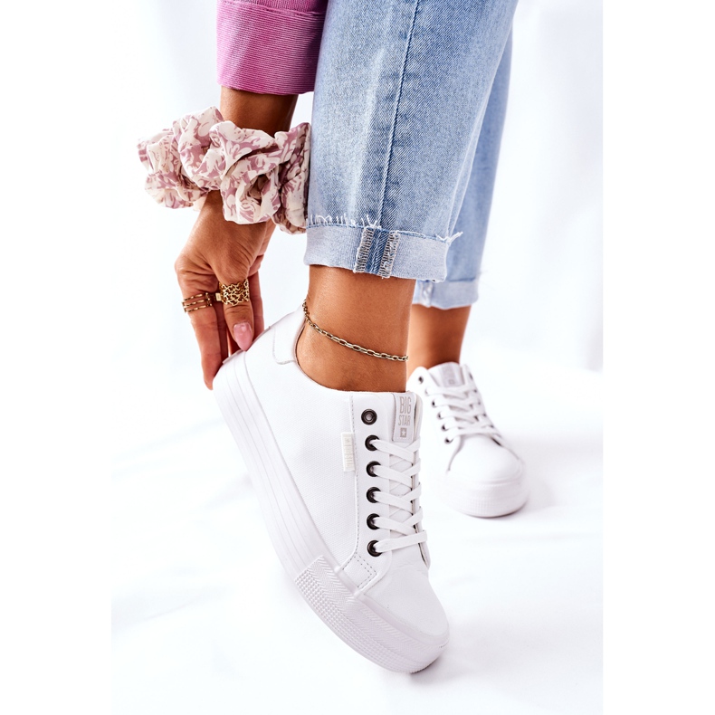 Dam Sneakers Big Star II274348 Vit 1