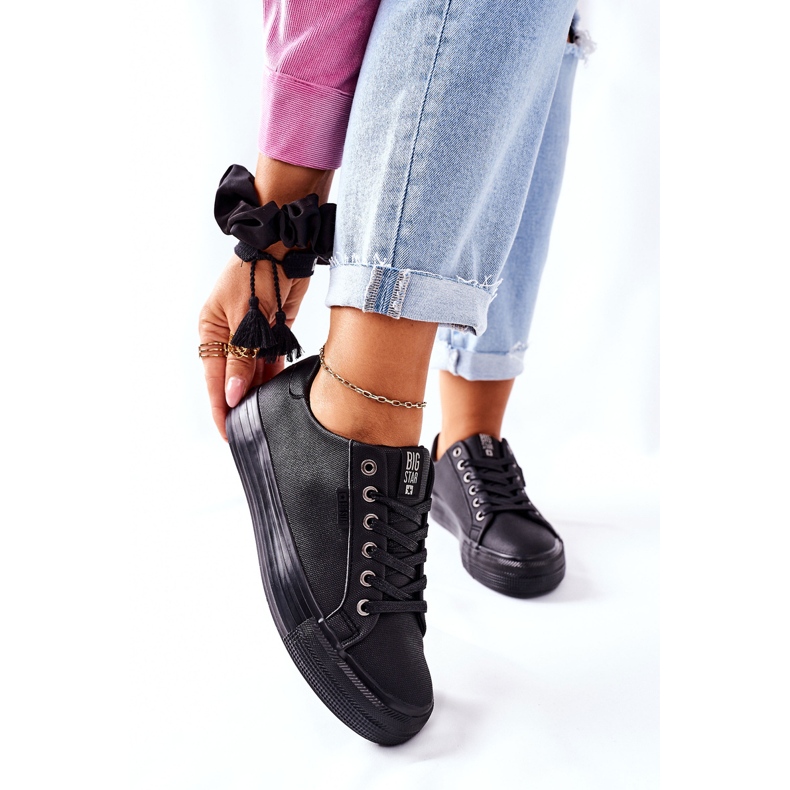 Dam Sneakers Big Star II274345 Svart 1