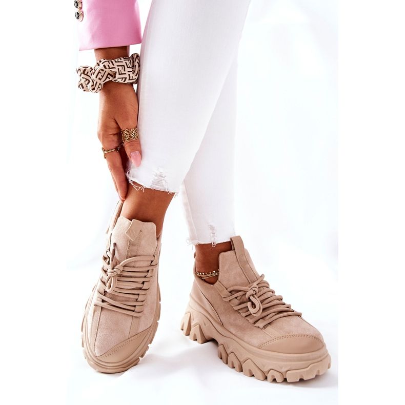 PS1 Kvinnors sportskor Sneakers Beige Miles 1