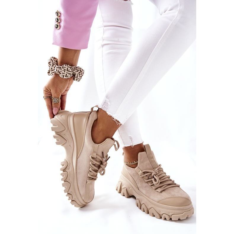 PS1 Kvinnors sportskor Sneakers Beige Miles 2