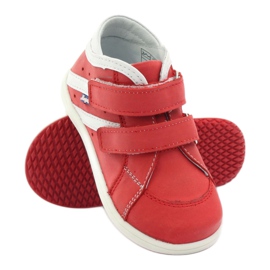 Hugotti läderskor med röd kardborrband 3