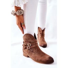 Vinceza Varma stövlar i mocka för kvinnor Beige Castlerock brun 1