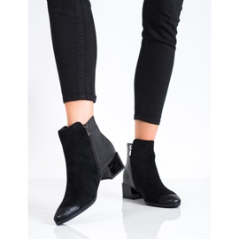 Stövlar med ormtryck VINCEZA insats svart 2