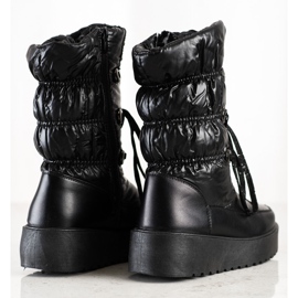 S. BARSKI Stylowe Śniegowce S.BARSKI svart 1