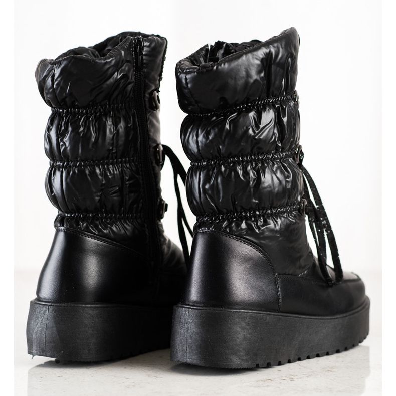 S. BARSKI Stylowe Śniegowce S.BARSKI svart 1