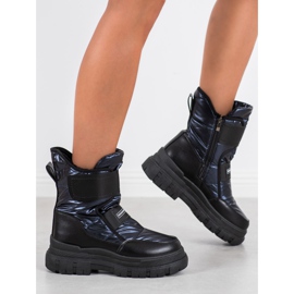 Seastar Kardborre snöskor svart blå 1