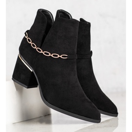 Seastar Eleganta stövlar med kedja svart 1