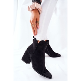 Vinceza Dam stövlar på hälen mocka svart Carrick 2