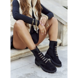 PM1 Dam stövlar Workers Slip Black Maxine svart 1