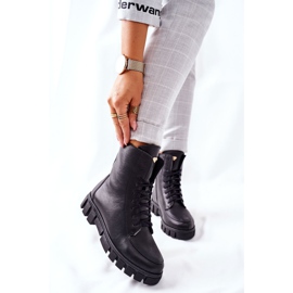 Läderstövlar för kvinnor Nicole 2673 Svart 1