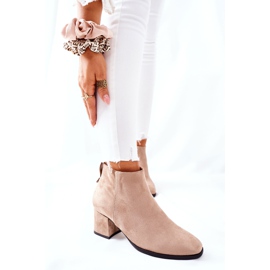 Vinceza Mocka stövlar för kvinnor Beige Ardmore 1