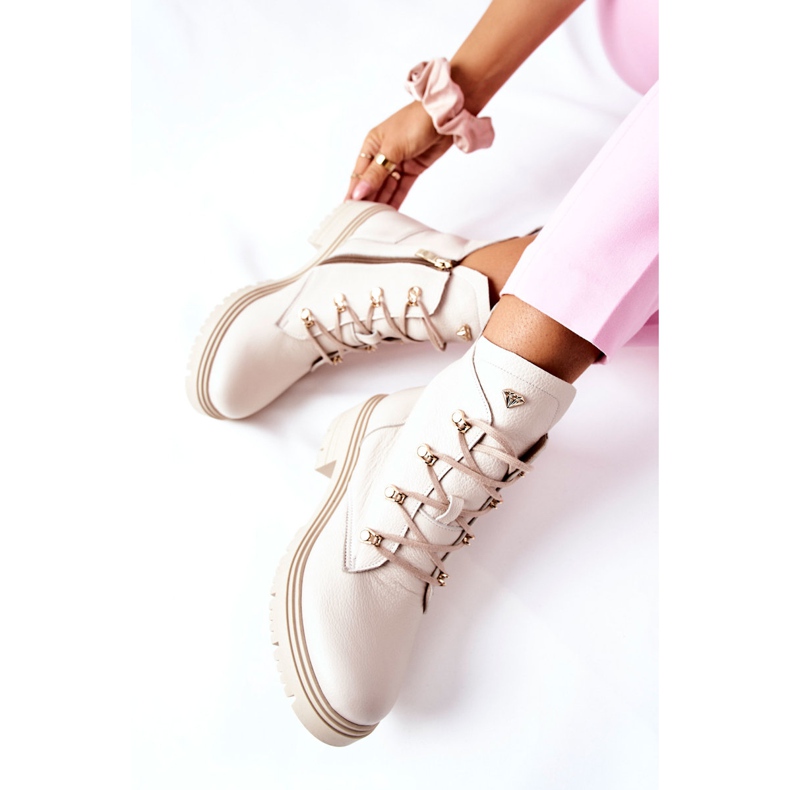 Damstövlar Mocka Beige Nicole 2674 2