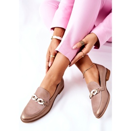Dam Brogues Maciejka lackade loafers Beige 4099B-04 / 00-1 2
