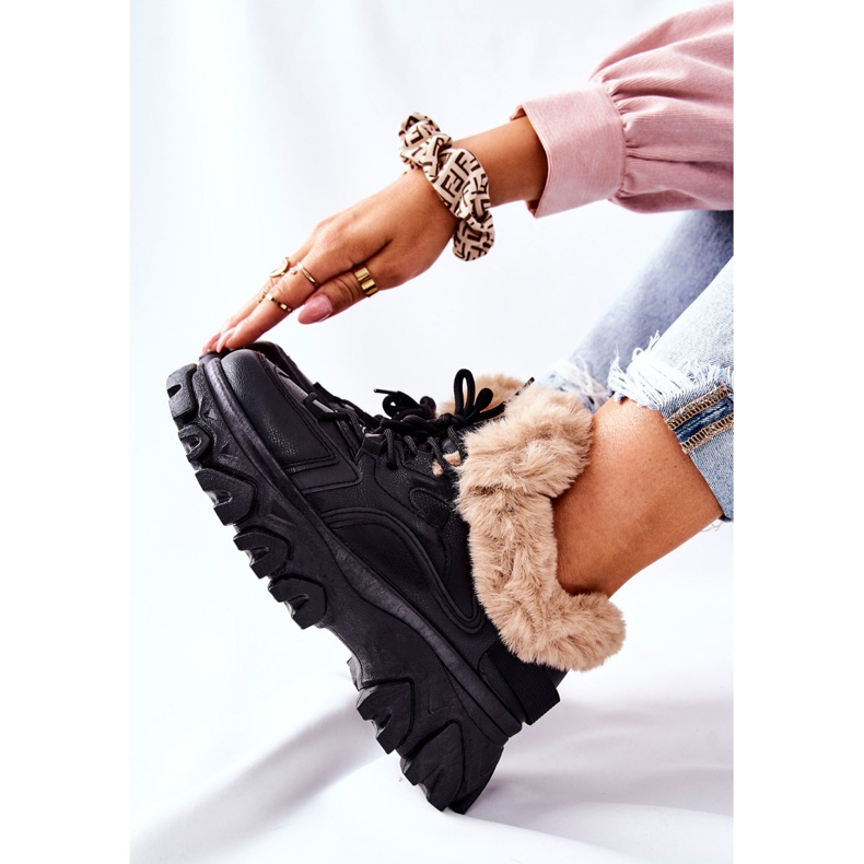 PM1 Kvinnors svarta varma stövlar Limerick 1