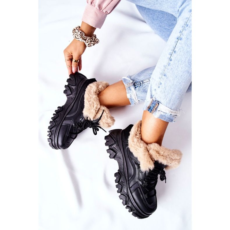 PM1 Kvinnors svarta varma stövlar Limerick 2