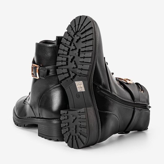 Svarta Versi-plattklackade arbetsskor 1