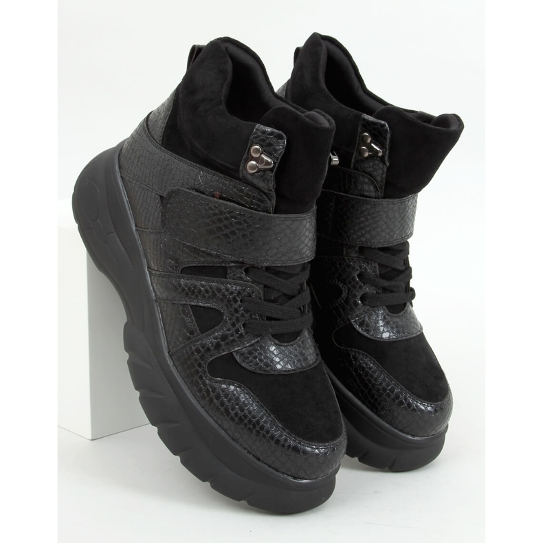 Högsulaskor KL-771 Svart 1