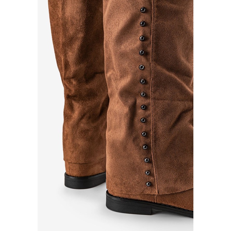 Kamelstövlar på Colorado -kilklacken brun 1