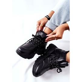 Kvinnors svarta varma sneakers Snöskor Kaphia 1