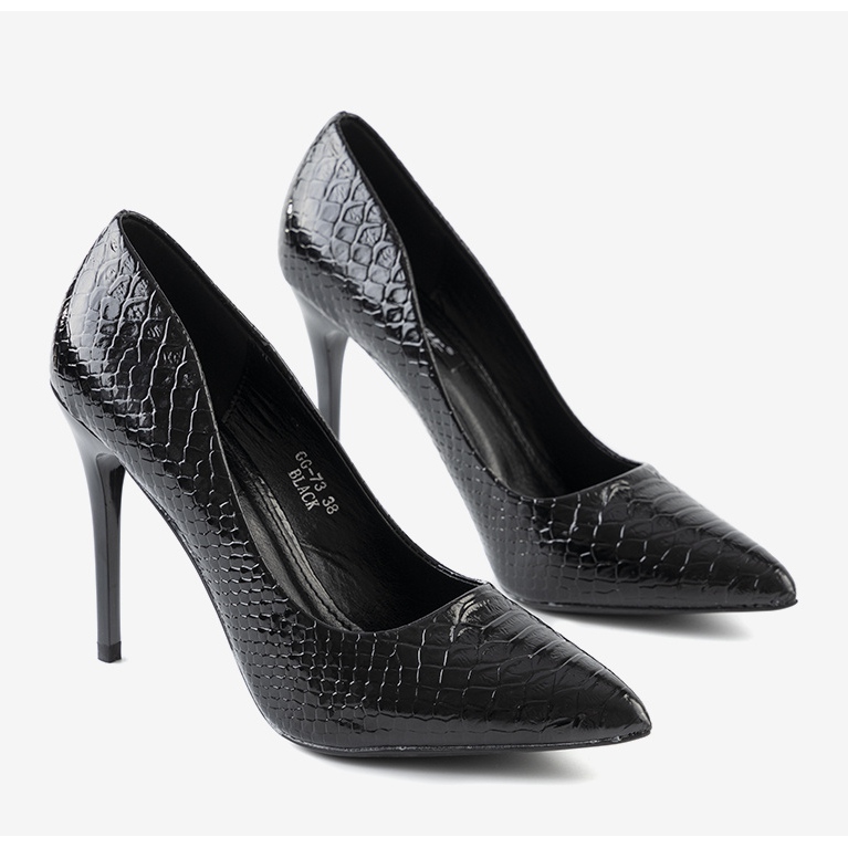 Craigies svarta höga klackar 1