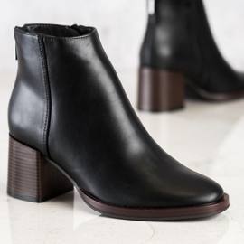 Klassiska Sergio Leone stövlar svart 1