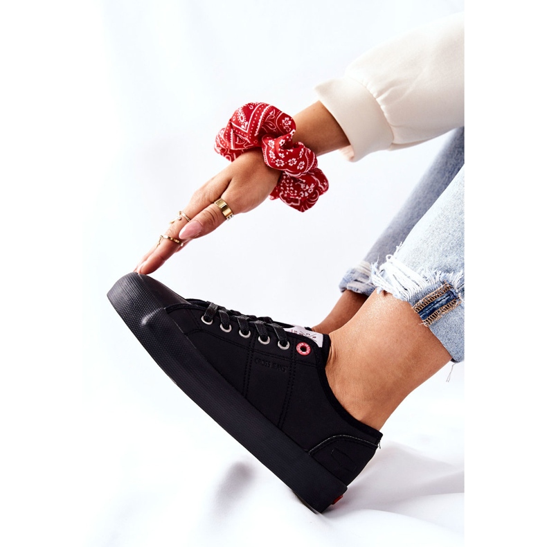 Kvinnors sneakers Cross Jeans II2R4003C Svart 2