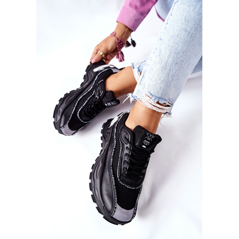 Kvinnors sportskor Cross Jeans II2R4018C Svart 2