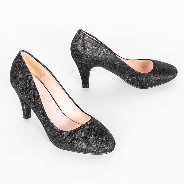 Svarta pumps på en Daisy stilettklack 1